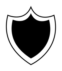 Aufkleber - shield icon. Element of simple icon. Premium quality graphic design icon. Signs and symbols collection icon for websites, web design, mobile app
