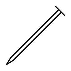 Poster - screw. Element of construction icon for mobile concept and web apps. Thin line screw can be used for web and mobile on white bakgorund
