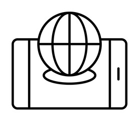 Aufkleber - Augmented reality, planet, global icon. Element of augmented reality icon
