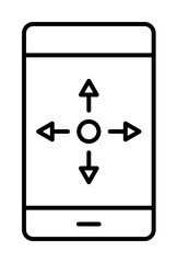 Aufkleber - Mobile, augmented reality, control icon. Element of augmented reality icon