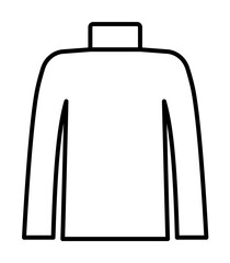 Poster - sweater icon. Element of autumn icon for mobile concept and web apps. Thin line sweater icon can be used for web and mobile