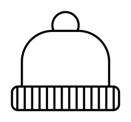 Poster - cap icon. Element of autumn icon for mobile concept and web apps. Thin line cap icon can be used for web and mobile