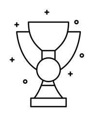 Aufkleber - Award, champion, cup icon. Simple line, outline elements of prize icons for ui and ux, website or mobile application