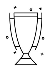 Aufkleber - Award, cup, champion icon. Simple line, outline elements of prize icons for ui and ux, website or mobile application