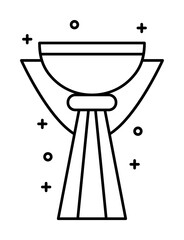 Aufkleber - Award, cup, champion icon. Simple line, outline elements of prize icons for ui and ux, website or mobile application