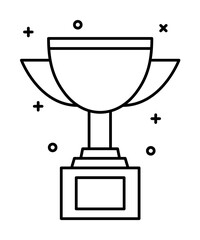 Aufkleber - Award, winner icon. Simple line, outline elements of prize icons for ui and ux, website or mobile application