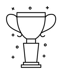Aufkleber - Award, champion, cup icon. Simple line, outline elements of prize icons for ui and ux, website or mobile application