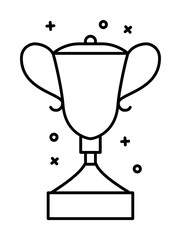 Aufkleber - Award, champion, cup icon. Simple line, outline elements of prize icons for ui and ux, website or mobile application