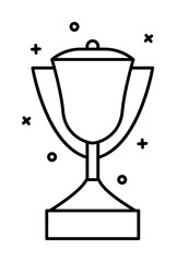 Aufkleber - Award, cup, winner icon. Simple line, outline elements of prize icons for ui and ux, website or mobile application