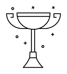 Aufkleber - Award, winner, champion icon. Simple line, outline elements of prize icons for ui and ux, website or mobile application