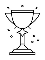 Aufkleber - Award, winner, cup icon. Simple line, outline elements of prize icons for ui and ux, website or mobile application