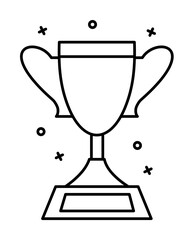 Aufkleber - Award, winner icon. Simple line, outline elements of prize icons for ui and ux, website or mobile application