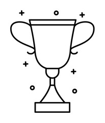 Poster - Award, cup, champion icon. Simple line, outline elements of prize icons for ui and ux, website or mobile application