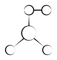 Aufkleber - cell, virus icon. element of biology icon for mobile concept and web apps. hand drawn cell, virus ic