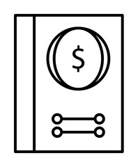 Poster - digital, block chain icon. Element of block chain icon for mobile concept and web apps. Thin line digital, block chain icon can be used for web and mobile
