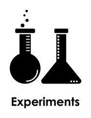Aufkleber - flask, chemistry, experiments icon. Element of business icon for mobile concept and web apps. Detailed flask, chemistry, experiments icon can be used for web and mobile