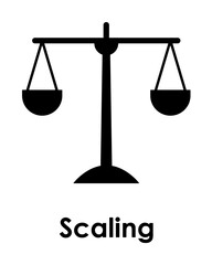 Aufkleber - Libra, scaling icon. Element of business icon for mobile concept and web apps. Detailed Libra, scaling icon can be used for web and mobile