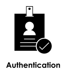 Aufkleber - badge, check, authentication icon. One of business collection icons for websites, web design, mobile app