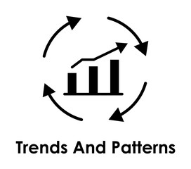 Aufkleber - circle, chart, arrow, trends and patterns icon. One of business collection icons for websites, web design, mobile app