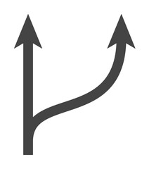Aufkleber - arrow, direction icon. Element of business plannin icon. Glyph icon for website design and development, app development. Premium icon