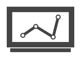Aufkleber - board, chart icon. Element of business plannin icon. Glyph icon for website design and development, app development. Premium icon