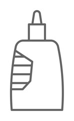 Poster - Carpentry, glue line icon