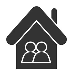 Aufkleber - Charity, architecture and city icon. Element charity icon. Premium quality graphic design icon. Signs and symbols collection icon for websites, web design, mobile app