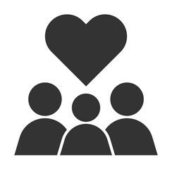 Poster - Charity, avatar icon. Element charity icon. Premium quality graphic design icon. Signs and symbols collection icon for websites, web design, mobile app