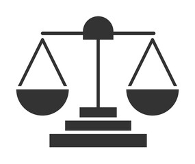 Aufkleber - Balance libra icon. Element charity icon. Premium quality graphic design icon. Signs and symbols collection icon for websites, web design, mobile app