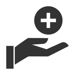 Poster - Charity, charity icon. Element charity icon. Premium quality graphic design icon. Signs and symbols collection icon for websites, web design, mobile app