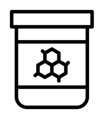 Aufkleber - Bank, molecule icon. Simple line, outline elements of stinks icons for ui and ux, website or mobile application