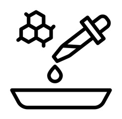 Aufkleber - Puppet, plate, molecule icon. Simple line, outline elements of stinks icons for ui and ux, website or mobile application