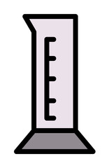 Aufkleber - Flask, chemistry icon. Simple color with outline elements of stinks icons for ui and ux, website or mobile application