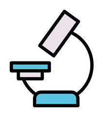 Aufkleber - Microscope, tool icon. Simple color with outline elements of stinks icons for ui and ux, website or mobile application