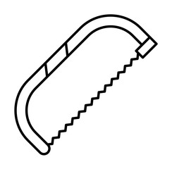Poster - Hand jigsaw icon. Simple line, outline elements of construction tool icons for ui and ux, website or mobile application