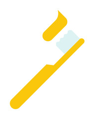 Poster - Dentistry, dentist, doctor, hospital, teeth toothbrush color icon