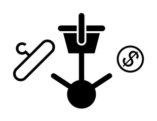 Leinwandbilder - Ecommerce, ecommerce icon. Element of internet commerce icon. Premium quality graphic design icon. Signs and symbols collection icon for websites, web design, mobile app
