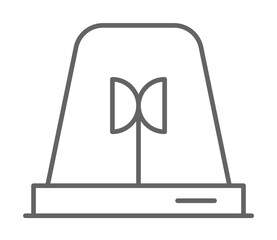 Aufkleber - Emergencies, alarm icon. Element of emergencies icon. Thin line icon for website design and development, app development