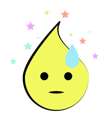 Aufkleber - emoji embarrassed icon. Element of colored emoji icon for mobile concept and web apps. Cartoon emoji embarrassed icon can be used for web and mobile