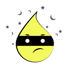 Aufkleber - emoji thief icon. Element of colored emoji icon for mobile concept and web apps. Cartoon emoji thief icon can be used for web and mobile