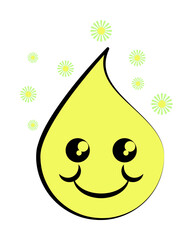 Aufkleber - emoji smile icon. Element of colored emoji icon for mobile concept and web apps. Cartoon emoji smile icon can be used for web and mobile