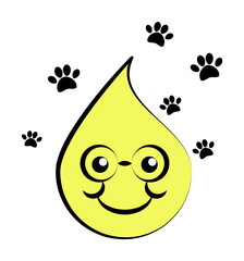 Aufkleber - emoji nerd icon. Element of colored emoji icon for mobile concept and web apps. Cartoon emoji nerd icon can be used for web and mobile