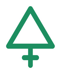 Poster - Sulfur symbol icon. Simple color elements of esoteric icons for ui and ux, website or mobile application