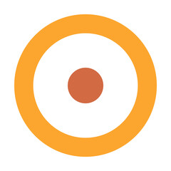 Poster - Symbol horoscope sun icon. Simple color elements of esoteric icons for ui and ux, website or mobile application