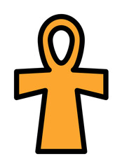 Poster - Sacred esoteric icon. Simple color with outline elements of esoteric icons for ui and ux, website or mobile application