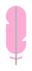 Poster - Wing bird icon. Simple color elements of feather icons for ui and ux, website or mobile application