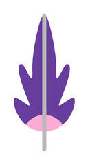 Poster - Wing bird icon. Simple color elements of feather icons for ui and ux, website or mobile application