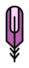 Poster - Wing bird icon. Simple color with outline elements of feather icons for ui and ux, website or mobile application