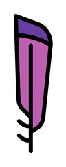 Poster - Wing bird icon. Simple color with outline elements of feather icons for ui and ux, website or mobile application
