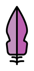 Poster - Wing bird icon. Simple color with outline elements of feather icons for ui and ux, website or mobile application